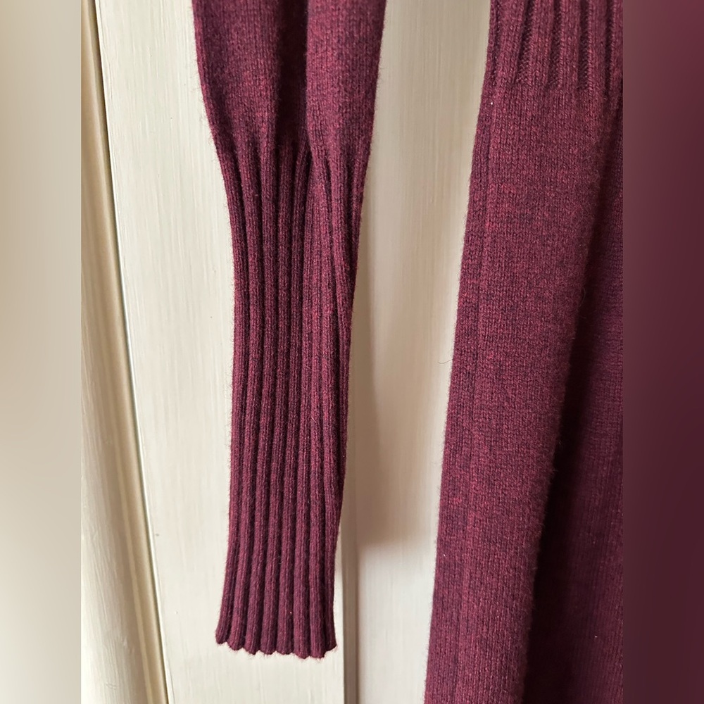 Maroon Club Monaco sweater dress, size S - Picture 6 of 6
